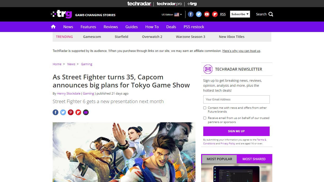 As Street Fighter turns 35, Capcom announces big plans for Tokyo Game ...